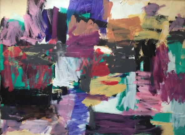 Lindsay Brown, acrylic