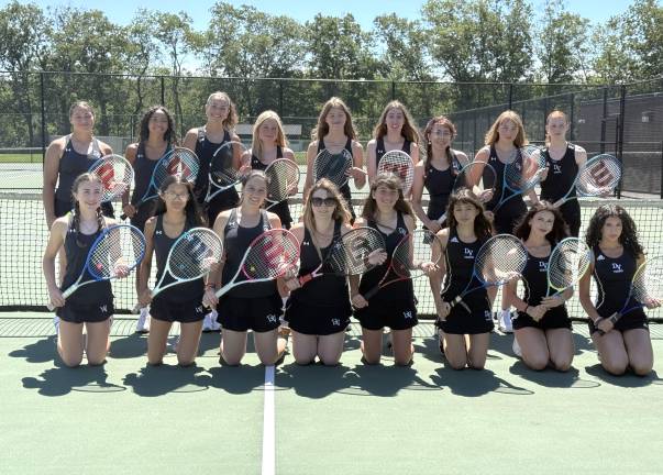 The Delaware Valley High School Girls Tennis Varsity team. (Photo provided)