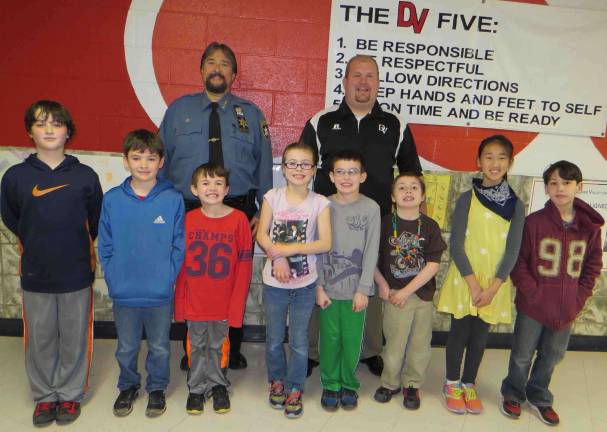 Physical Education Students of the Month: Liam Yost (5M), Samuel Yost (3K), Gideon Yost (1P), Emily Ryerson (2M), Brendan Doran (2M), Kevin Scott (2M), Stephen Parker (4C), Isaac Thomas (4C) and Shin-Nae Moon (4C).