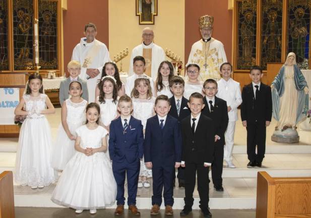 Milford. First Communion class celebrated at St. Patrick’s Church