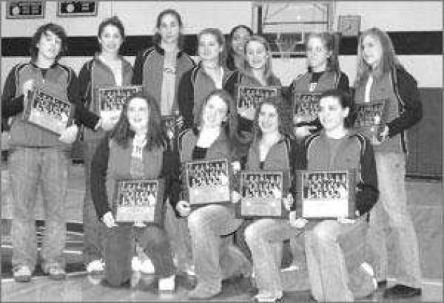 Girls volleyball honored