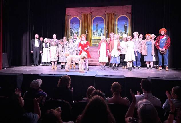 “Annie” receives a rave reception at the Milford Theater.