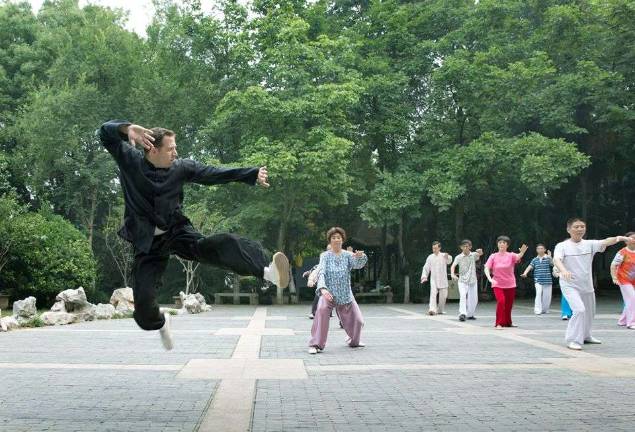 ERik Oliva in China (Photo provided)