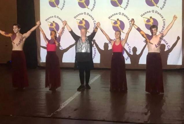 Dancers Facundo Ferreyra, Abigail Haugh, Giorgia Picano, and Christopher Pismarov.