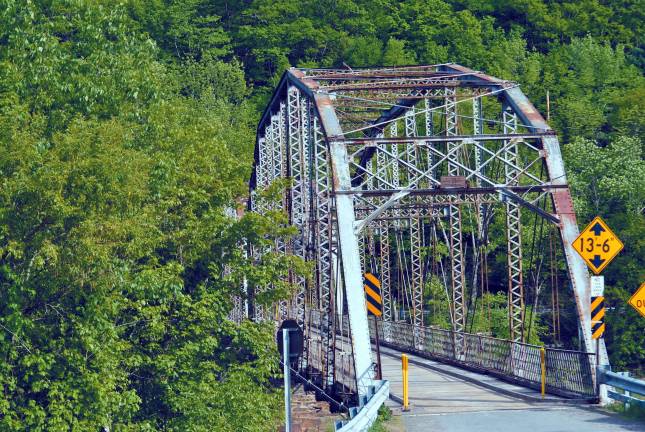 The 1904 Pond Eddy bridge, now being replaced (File photo by Anya Tikka)