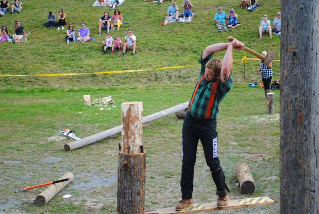 Lumberjack competiton at Shawnee Mountain (Photo provided)