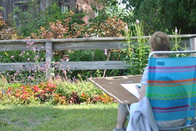 Kathy Caracilo is an art teacher from Lake Wallenpaupack. She likes to be outdoors and to meet other adult artists.