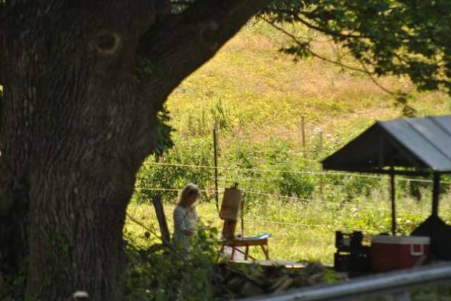 Lisa Hannick painting.