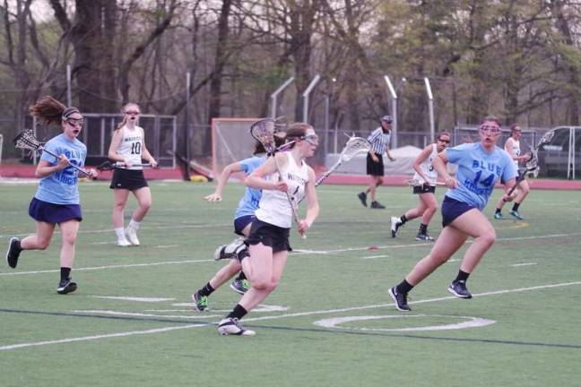 Delaware Valley's Morgan Gifford on the move with the ball