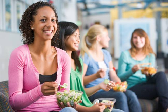 There’s more than food on the menu when Warwick Valley High School takes lunch