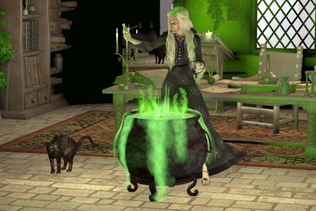 Grinilda Brinilda: The witch who had to turn green for Halloween