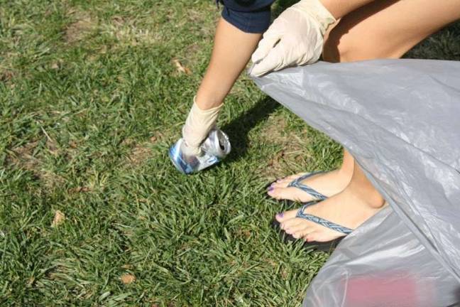 Thanks to the angels who pick up on Log Tavern Road