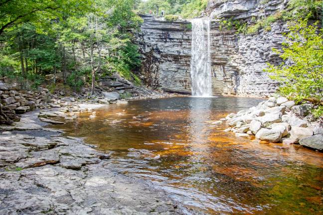 Awosting Falls at Minnewaska State Park Preserve in Rochester, NY.