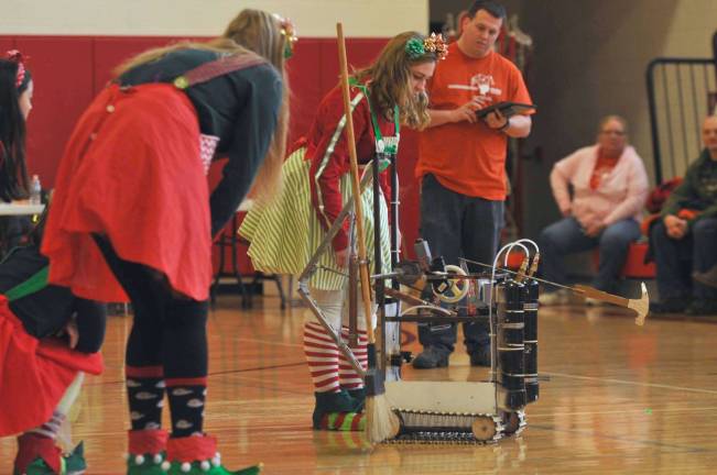 The DVHS technical team's robot (Photo provided)