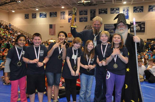 Photos provided Dingman Delaware Elementary School - Problem 5, Silent Movie First Place Division 1.