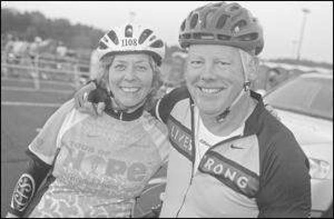Local cyclists raise money for cancer
