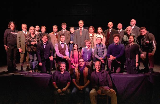 The “Our Town” cast.