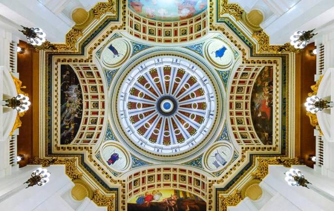 The Capitol rotunda