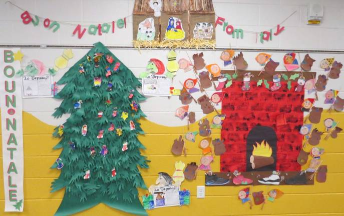Students deck the hall with 'Holidays Around the World' theme