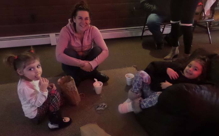 Anastasia, Maria, and Carla Randazzo enjoyed the party (Photo by Frances Ruth Harris)