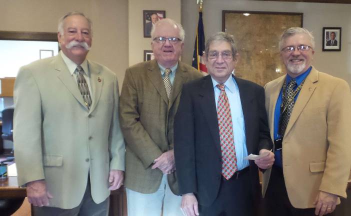 Commissioners contribute to trooper garden