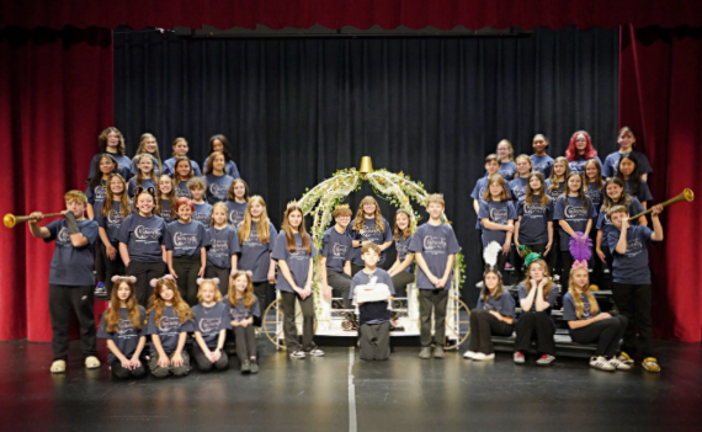 The cast of “Rodgers and Hammerstein’s Cinderella” which was presented on Nov. 14 and 15.