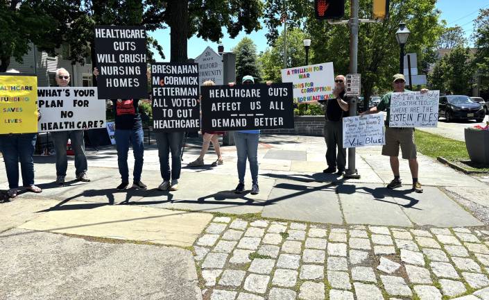 DVA Rally on Broad and Harford streets