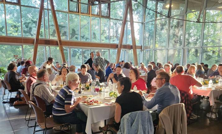 The Pocono Environmental Education Center’s farm to table dinner. (Photo provided.)
