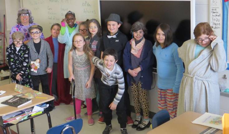 Mrs. Thompson’s fourth-grade class (Photo by Peggy Snure)