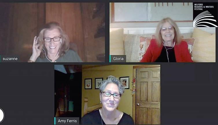 Suzanne Braun Levine and Gloria Steinem in conversation with Amy Ferris