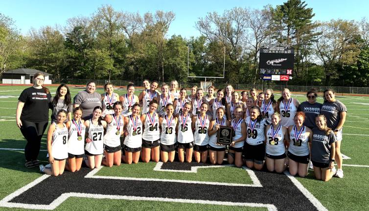 The Delaware Valley High School girls lacrosse team.