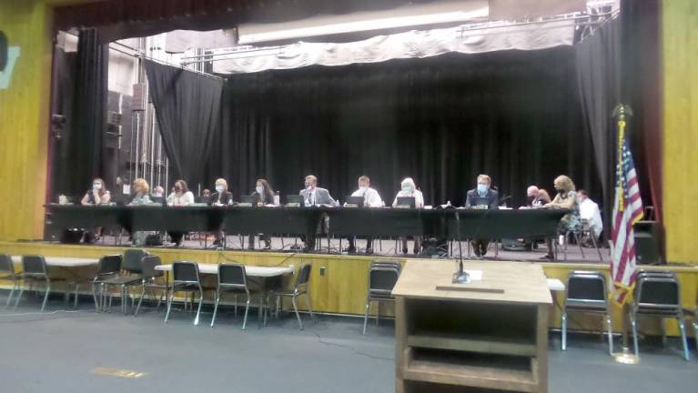 The Delaware Valley school board (Photo by Frances Ruth Harris)