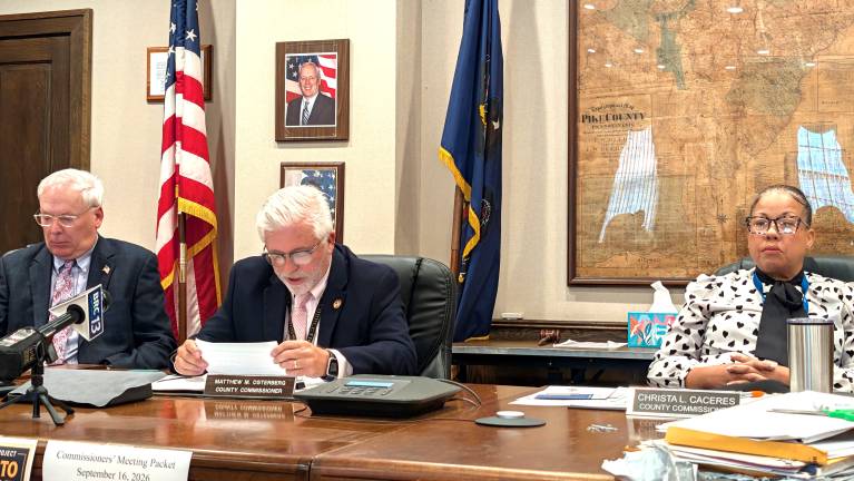 At the Sept. 16 Pike County Commissioners meeting, Chairman Matt Osterberg addressed controversial language used at previous meetings to discuss the Pike County Correctional Facility and the county’s contract to hold Immigration, Customs and Enforcement (ICE) detainees.