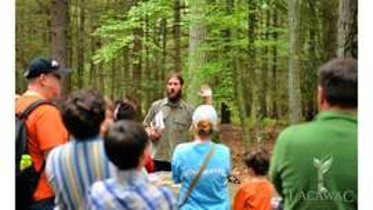 A member of the Delaware Highlands Mushroom Society gives a presentation, with another planned for Aug. 27 at Lackawac Sanctuary.