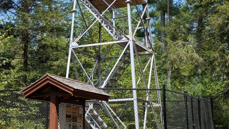 Hundreds of volunteers helped restore one of the original “Pinchot Fire Towers.”