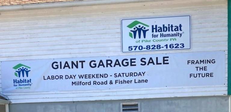 Habitat for Humanity of Pike County will be holding a one-day only garage sale on Saturday, Sept. 5