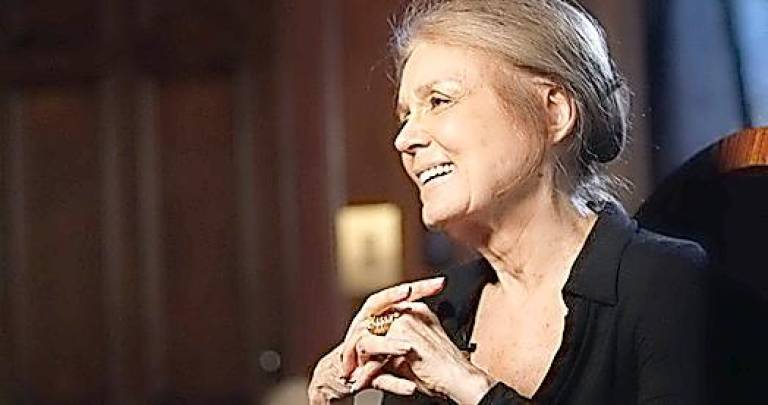 Gloria Steinem will explore what the gender gap may mean for November’s election (Mario Anzuoni)