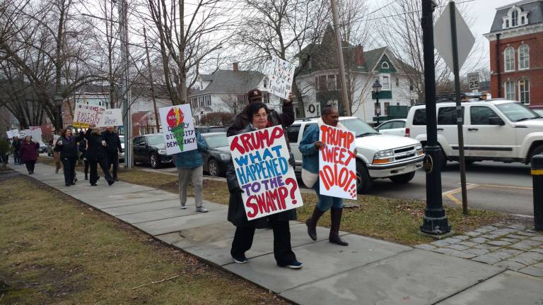 Photo of Milford's Women's March by Anya Tikka