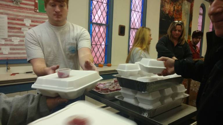 Helping hands and heaping plates