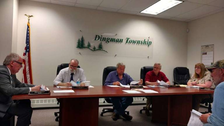 The Dingman board of supervisors (Photo by Anya Tikka)