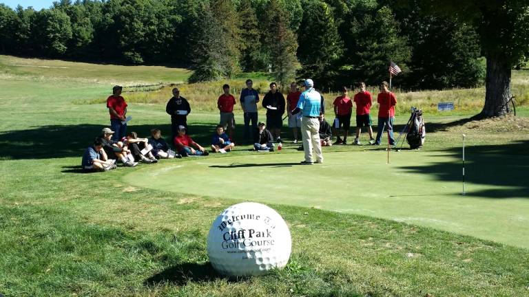 Tee time for troop 5