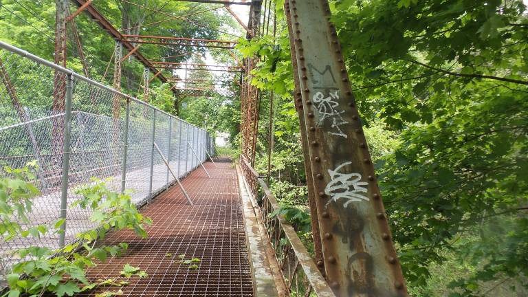 The Mott Street Bridge over the Sawkill Creek (Photo by Frances Ruth Harris)