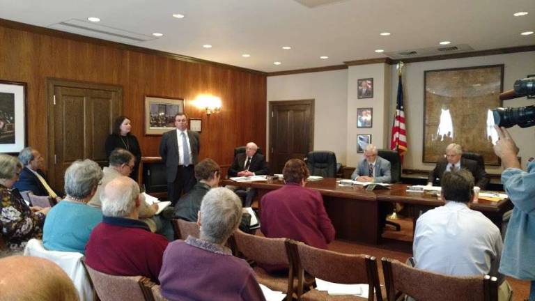 Ray Tonkin, district attorney, talks about where monies will go from the grant. (Photo by Anya Tikka)