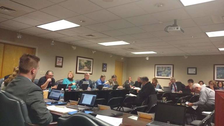 The Delaware Valley School Board (Photo by Anya Tikka)