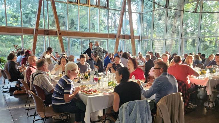 The Pocono Environmental Education Center’s farm to table dinner. (Photo provided.)