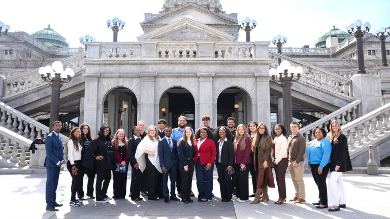 ESU Student Government Association visits Harrisburg.