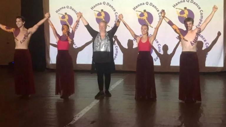 Dancers Facundo Ferreyra, Abigail Haugh, Giorgia Picano, and Christopher Pismarov.