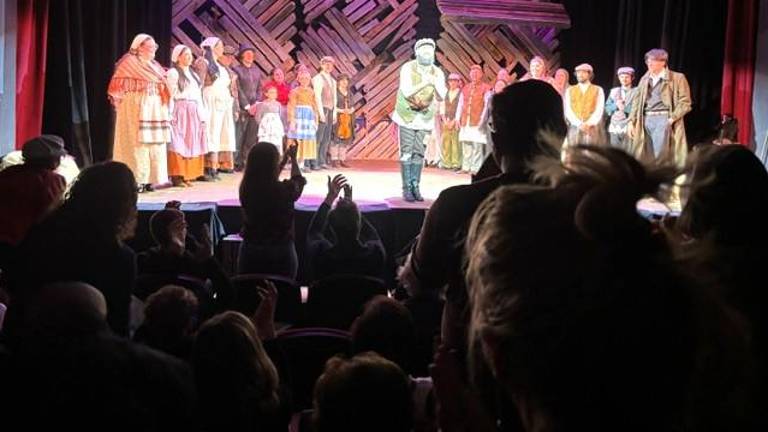 Performers receive a standing ovation for their portrayal of ‘Fiddler on the Roof’ at Milford Theater.