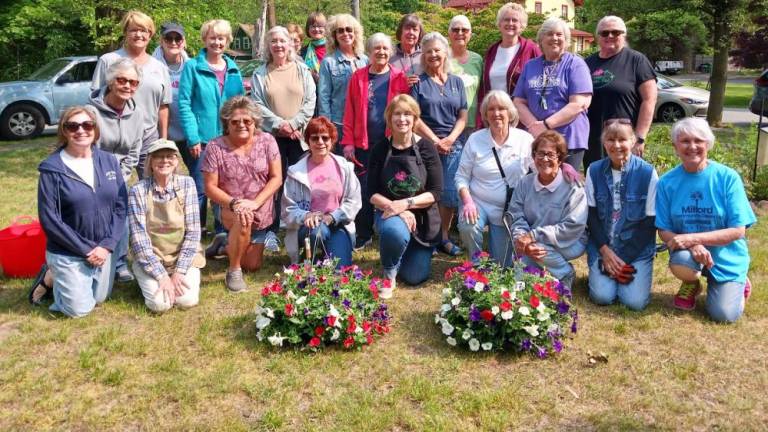 Members of the Milford Garden Club.