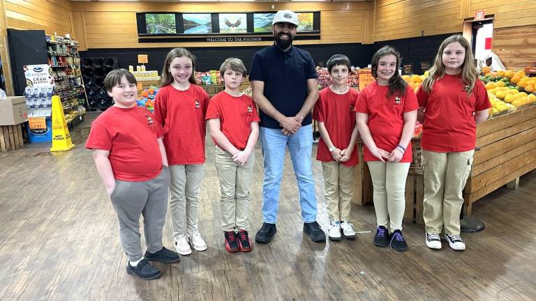 L-R: Julian Ciarelli, Mia McCole, Nicholas Zdral, Junior Dabashi, Nicholas Passarge, Isabella Lovell, Jaclyne Snyder Maia.